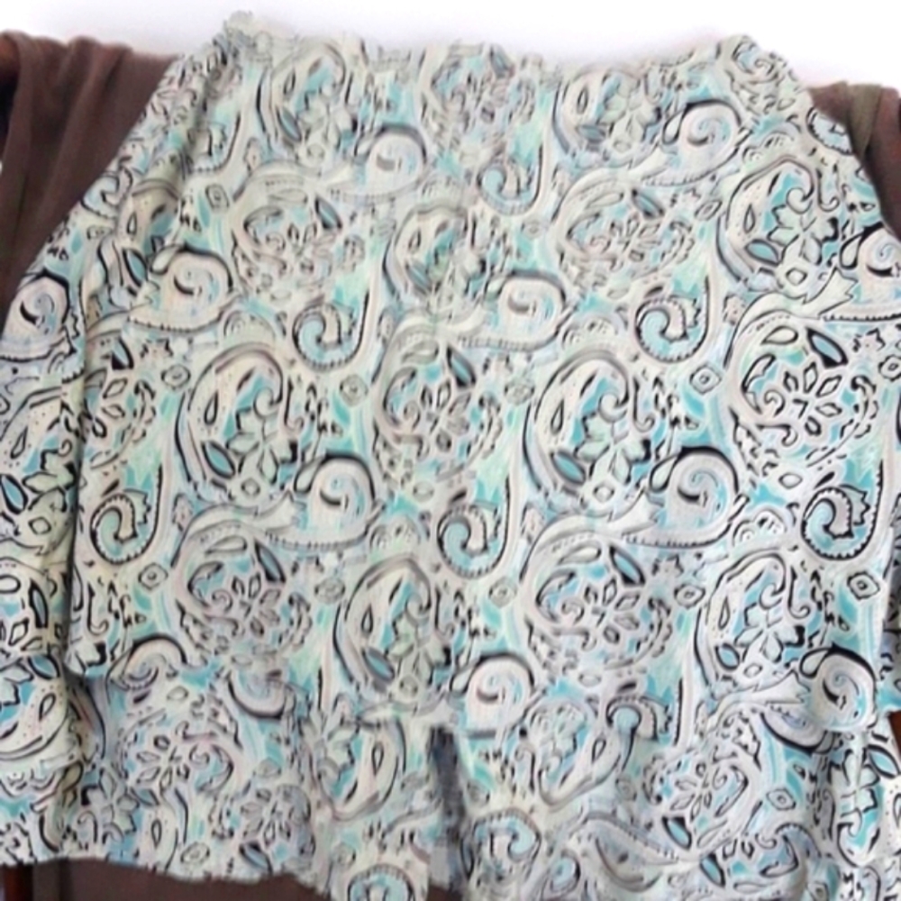 Sigrid Olsen Tiered Summer Skirt, L